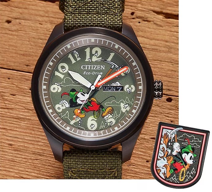 Mickey Mouse World Adventure Boxed Watch Set by Citizen — EXTRA